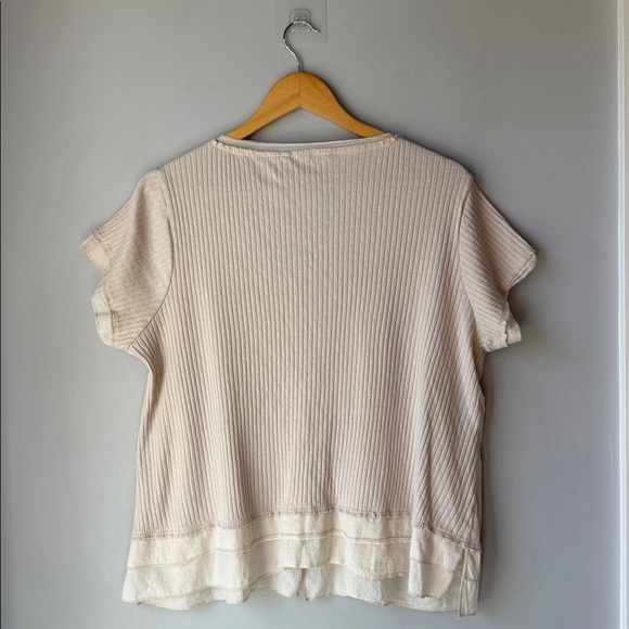 Soft Surroundings Fairy Cottagecore Roma Ribbed Tee - Picture 4 of 9